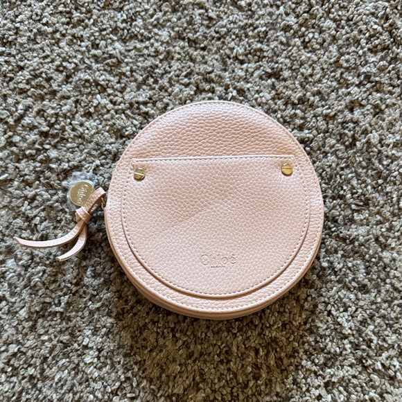 Chloe Handbags - Chloe Pink Round Leather Bag